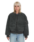 Volcom Women Workestra Bomber Jacket - Rinsed Black - B1732606-RIB