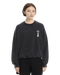 Volcom Womens Fa Mickey Mason Crew - Vintage Black — sweatshirt