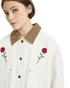 Volcom Womens Fa Mickey Mason Jacket - Off White — vue 4