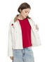 Volcom Womens Fa Mickey Mason Jacket - Off White — vue 5