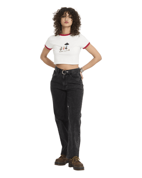 Volcom Womens Fa Mickey Mason - Off White — vue 5