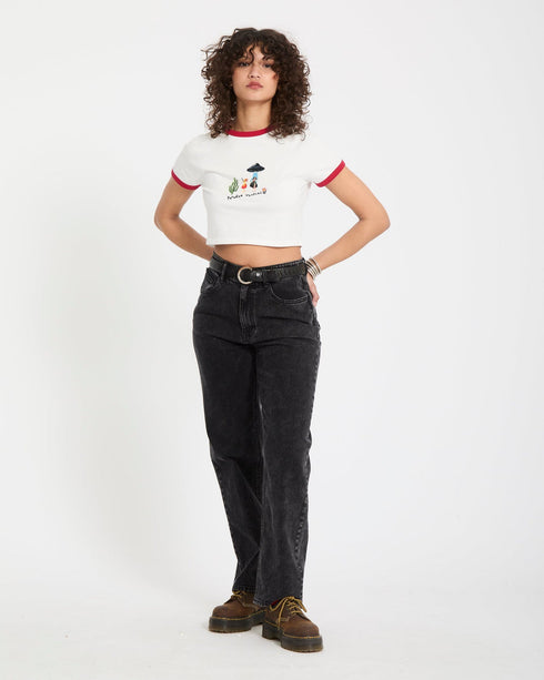 Volcom Womens Fa Mickey Mason - Off White - Streetart.fr