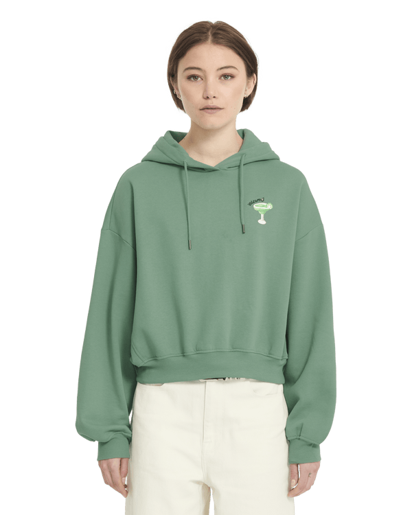 Volcom Womens Fa Mickey Mason Po - Evergreen — sweat à capuche