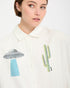 Volcom Womens Fa Mickey Mason Shirt - Off White - Streetart.fr