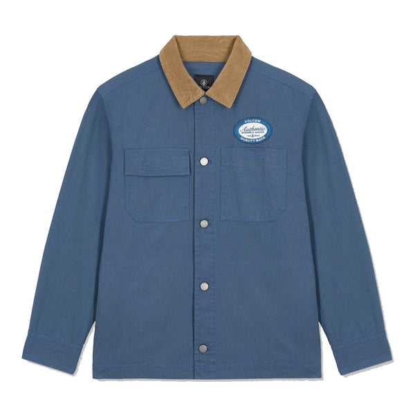 Volcom Womens Full Cut Work Jacket - Harbor Blue - Hrb. - Streetart.fr