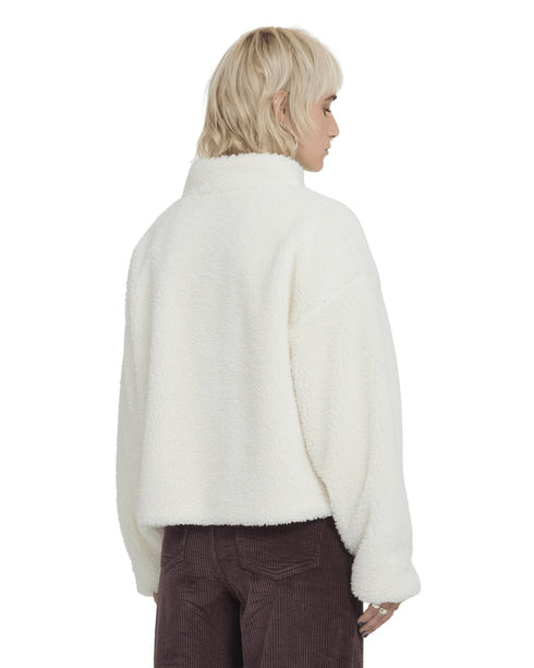 Volcom Womens Wylding Out Sherpa - Off White - Streetart.fr
