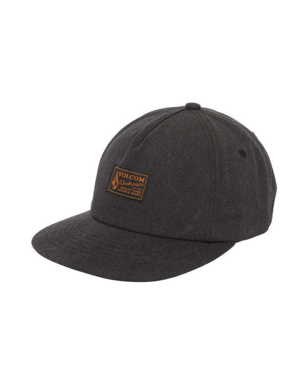 Volcom Workwear Adj Cap - Antique Black - Streetart.fr