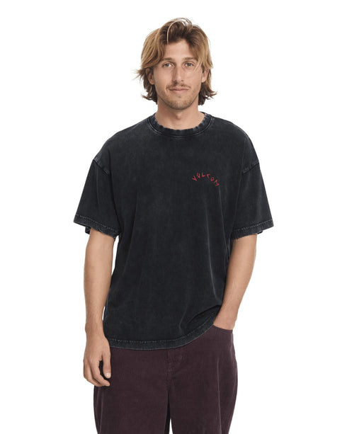 Volcom Wrong Angel T-Shirt - Light Acid Black - Streetart.fr