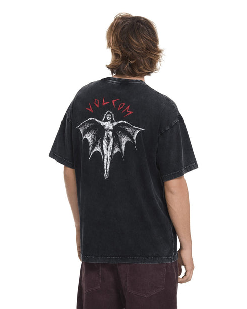 Volcom Wrong Angel T-Shirt - Light Acid Black - Streetart.fr