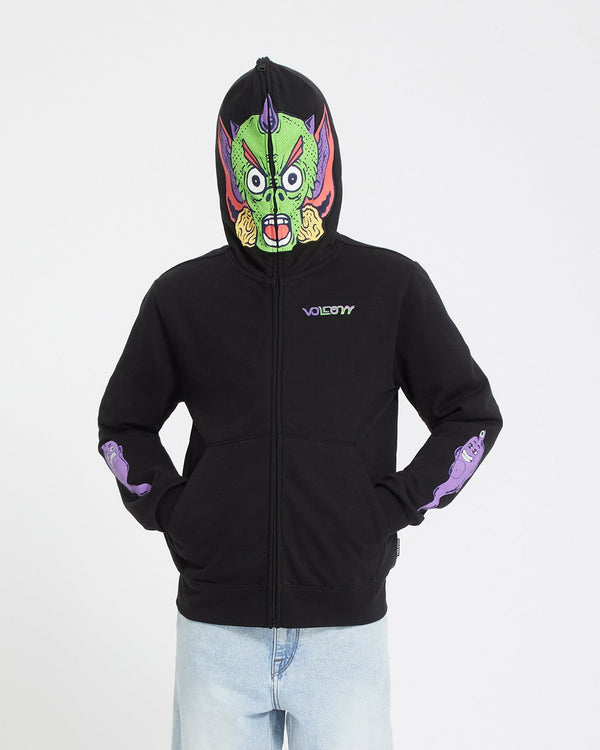 Volcom Youth Fa Ben Sanair Full Zip Zip - Black - Streetart.fr