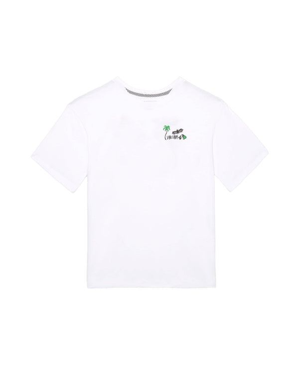 Volcom Youth Fa Ozzy 1 Sst T-Shirt - White - Streetart.fr