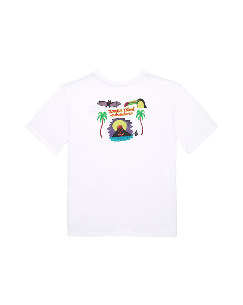 Volcom Youth Fa Ozzy 1 Sst T-Shirt - White - C3532601-WHT