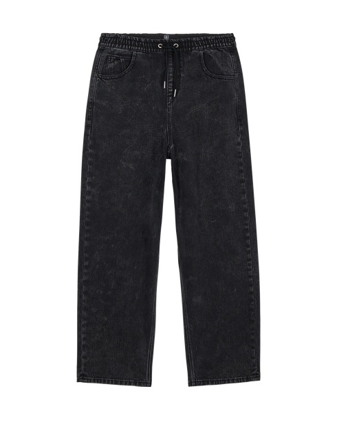 Volcom Youth Freay Loose Ew Denim Pant - Blackity Black - C1932600-BBK