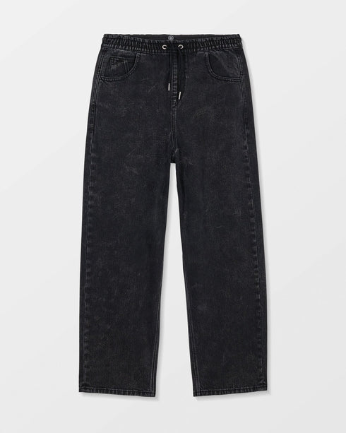 Volcom Youth Freazy Loose Ew Denim - Blackity Black - Streetart.fr