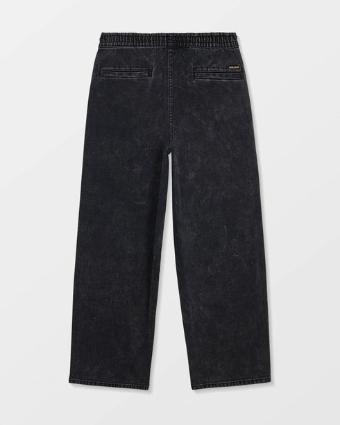 Volcom Youth Freazy Loose Ew Denim - Blackity Black - Streetart.fr