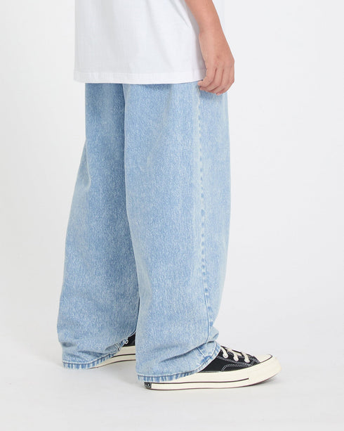 Volcom Youth Freazy Loose Ew Denim - Pale Aqua - Streetart.fr