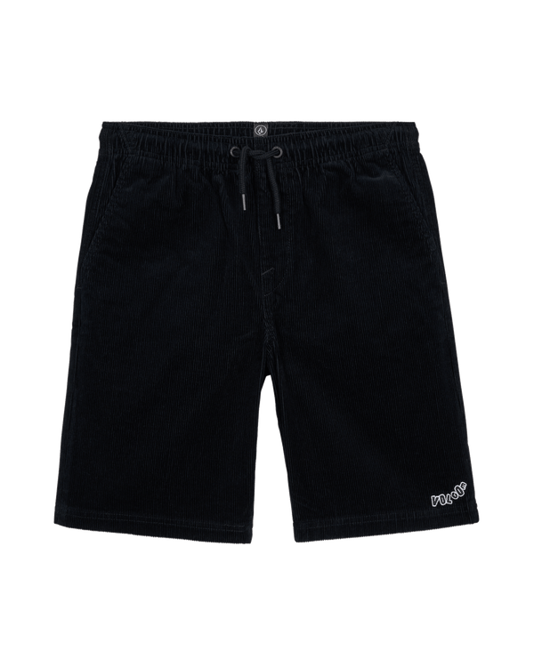 Volcom Youth Outer Spaced Ew Cord Short - Black