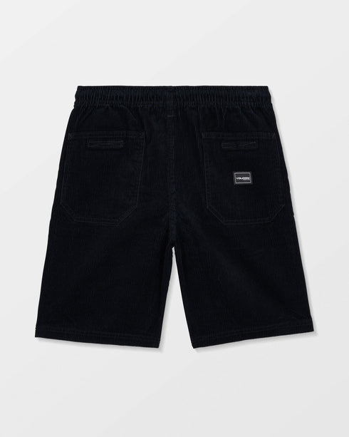 Volcom Youth Outer Spaced Ew Cord Short - Black - Streetart.fr