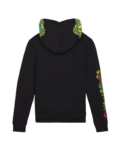 Volcom Youth Snaky Full Zip Sweat - Black - Streetart.fr