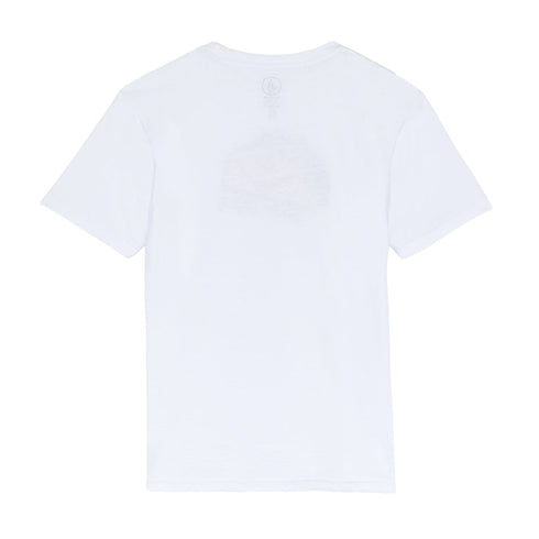 Volcom Youth Voltaco Sst T-Shirt - White - Wht - Streetart.fr