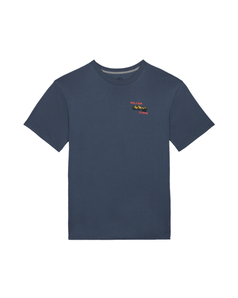Volcom Youth Weirdcart Ss T-Shirt - Storm Blue - C3532604-SRB