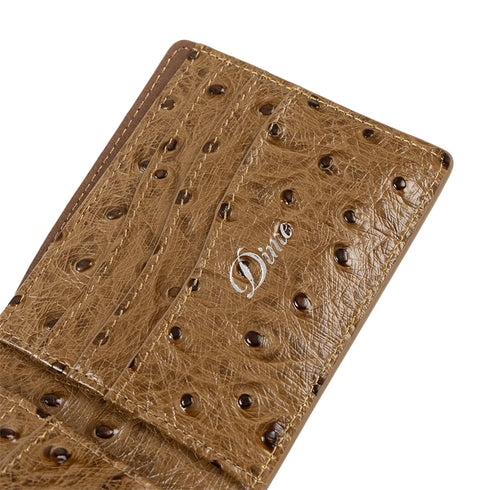 Dime Fauxstrich Wallet - Coffee