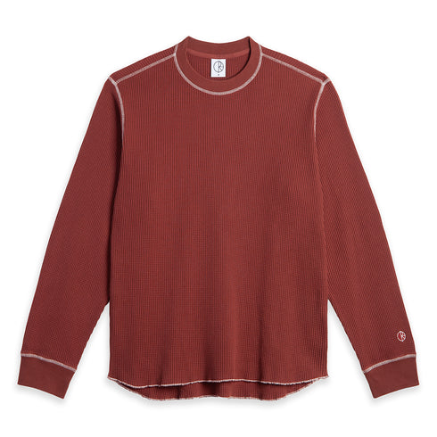 Polar Dylan Ls Tee - Wine / White