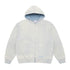 Yardsale Bleached Waffle Zip Hood Sweat A Capuche Zip - Blue - Streetart.fr
