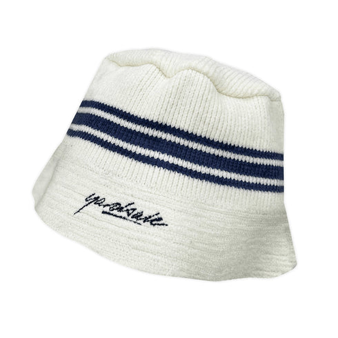 Yardsale Chenille Bucket Hat Bob - White - Streetart.fr