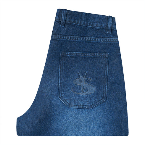 Yardsale Faded Slub Phantasy Jeans Pantalon - Blue - Streetart.fr
