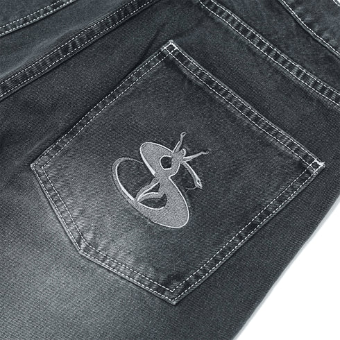 Yardsale Phantasy Jeans Pantalon - Black - Streetart.fr