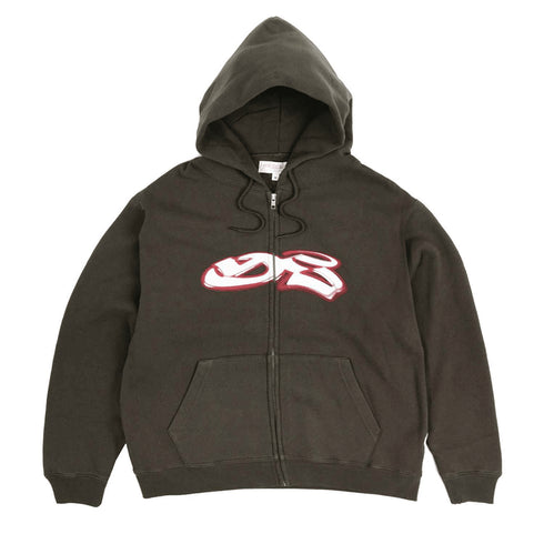 YARDSALE SPRAY HOODIE - BROWN - Streetart.fr