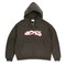 YARDSALE SPRAY HOODIE - BROWN - Streetart.fr