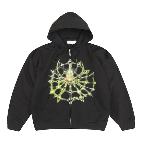 Yardsale Webber Hood Sweat A Capuche - Black - Streetart.fr