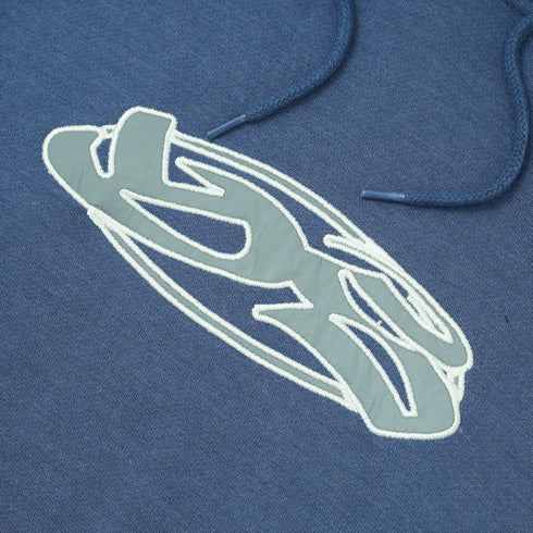 Yardsale Ys 3M Hood Sweat A Capuche - Washed Blue - Streetart.fr