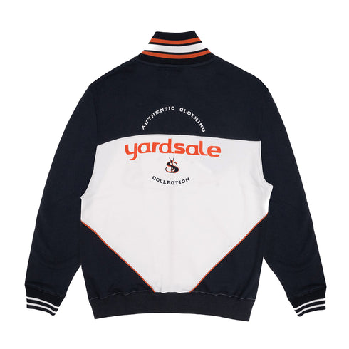 Yardsale Ys Authentic Full Zip Jacket - Light White Navy Orange - Streetart.fr