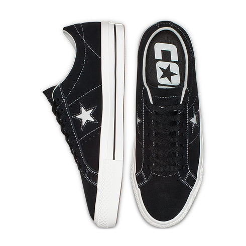 Chaussures Converse Cons One Star Pro Ox Chaussures -Black / White / White - STREETART.FR