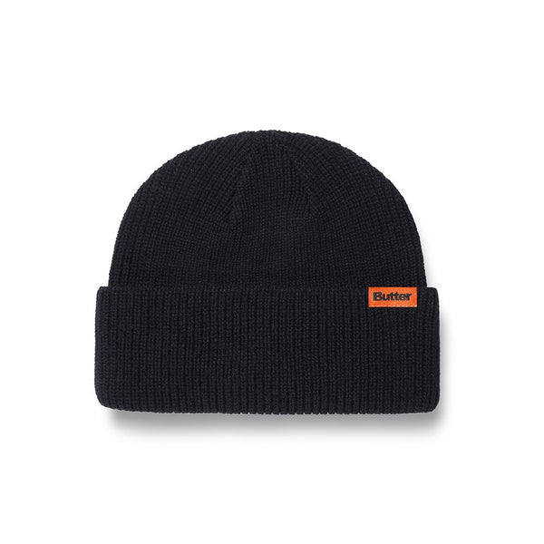 Butter Goods Wharfie Beanie - Black - Streetart.fr