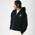 Butter Terrain Zip-Thru Hood Sweat Hood Zip - Black - Streetart.fr