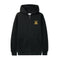 Butter Terrain Zip-Thru Hood Sweat Hood Zip - Black - Streetart.fr