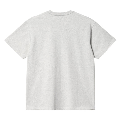 Carhartt Chase Ss T-Shirt Ash Heather / Gold - Streetart.fr
