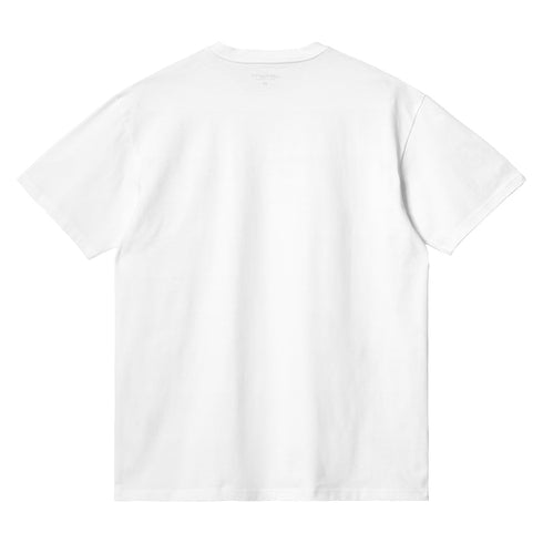 Carhartt Chase Ss T-Shirt White / Gold - Streetart.fr