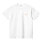 Carhartt Chase Ss T-Shirt White / Gold - Streetart.fr