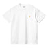 Carhartt Chase Ss T-Shirt White / Gold - Streetart.fr