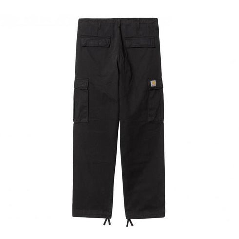 Carhartt Regular Cargo Pant Black Garment Dye - Streetart.fr