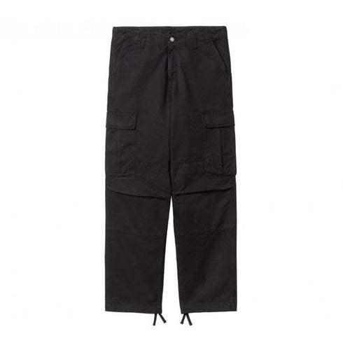Carhartt Regular Cargo Pant Black Garment Dye - Streetart.fr