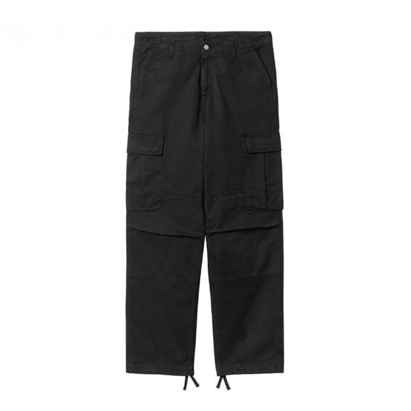 Carhartt Regular Cargo Pant Black Garment Dye - Streetart.fr