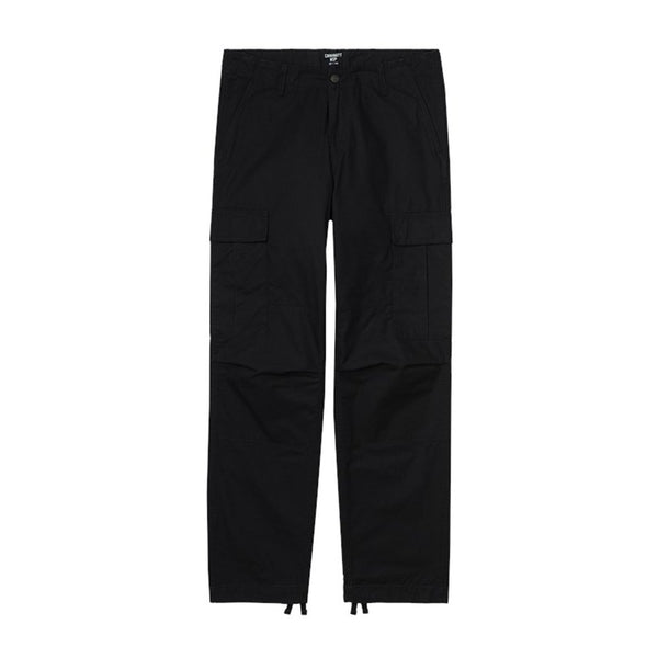 Carhartt Regular Cargo Pant - Black Rinsed - Streetart.fr
