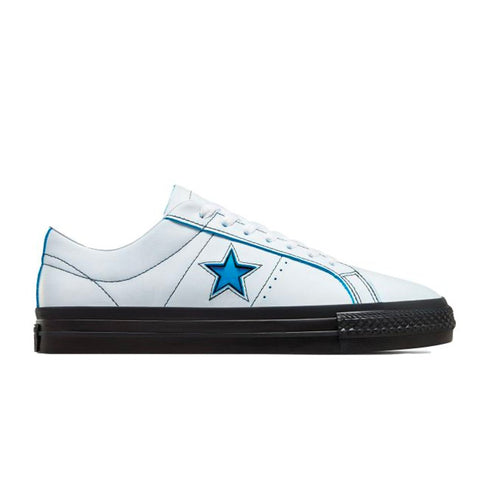Converse Cons Eddie Cernicky Gx1000 One Star Pro Ox - White / Black / Kinetic Blue - Streetart.fr