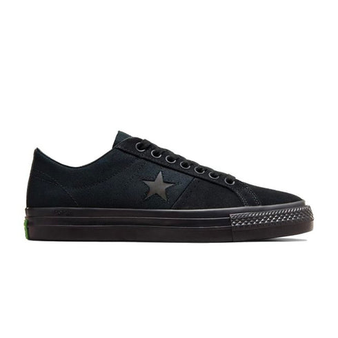 Converse Cons Sean Green Gx1000 One Star Pro Ox - Black / Black / Green - Streetart.fr